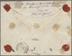 Br Portugal: 1891. Registered Envelope (stains And Tears) Addressed To France Bearing Yvert 47, 150r Ye - Brieven En Documenten