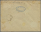 Br Portugal: 1893 (15.4.), Registered Cover Bearing King Luis 80r. Yellow Horiz. Strip Of Three + King - Lettres & Documents