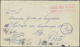 Br Portugal - Azoren: 1944. Unstamped Envelope Written From Terceira To Porto Cancelled By Boxed "Exped - Azores