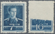 ** Rumänien: 1944/45, 16 Lei King Michael I With Only Half Printing Because Of Foldover. Normal 7 Lei E - Lettres & Documents