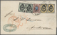 Br Russland: 1870, Letter With Beautiful Three Colour Franking Containing 3 Kop Coat Of Arms Each With - Neufs