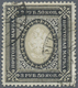 O Russland: 1884, 3,50 R. Black / Yellow Gray On Vertically Striped Paper With Tender Cancellation, Ed - Neufs