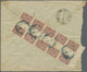 Br/GA Russland: 1909/22: Money Order Form 25 K. Uprated 1 R. (10), 15 K. Canc. "Keltsy Rja. Ow. 1 12.09" F - Neufs