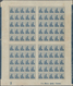 ** Russland: 1923 5r. Prussian Blue Complete Interpannu Sheet Of Four Panes Of 25, With Sheet No. "2" A - Neufs