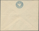 GA Russland - Ganzsachen: 1848, First Issue 20 + 1 K. Blue Envelope, Unused, Very Fine - Entiers Postaux