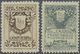 ** San Marino: 1910, 1c. Brown And 15c. Slate On Yellowish Paper, Two Values Unmounted Mint, 15c. Some - Neufs