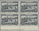 ** San Marino: 1927, Warrior's Monument, Complete Set Of Three Values In Marginal Blocks Of Four (verti - Ongebruikt