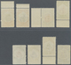 ** San Marino: 1929/1935, Definitives "National Symbols", 5c. To 20l. Without 15l., Set Of 18 Stamps (i - Ongebruikt