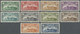 * San Marino: 1931, Airmails, 50c. To 10l., Complete Set Of Ten Values, Mint O.g. With Hinge Remnants. - Ongebruikt