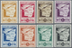 * San Marino: 1943, Airmail Stamps, Complete Set Without Overprint, Luxury, (Sassone N26-33), Very Rar - Neufs