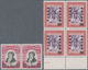 ** San Marino: 1948, Melciorre Delfico With Overprint 100 L On 15 C In The Horizontal Pair And Airmail - Neufs