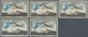 * San Marino: 1951, 1000l. Airmail Stamp, Five Copies, Mint O.g. Sass. PA99, 3.000,- €. - Neufs