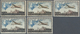 * San Marino: 1951, 1000l. Airmail Stamp, Five Copies, Mint O.g. Sass. PA99, 3.000,- €. - Ongebruikt