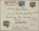 Br Schweden: 1907 Mail To SVEN HEDIN At Indian Viceroy's Camp: Registered Double-rate Cover From Stockh - Neufs