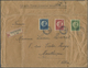 Br Schweden: 1924. Registered Official Envelope (creased, Vertical Folds And Opening Faults) Headed 'Co - Neufs