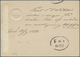 GA Schweden - Ganzsachen: 1877, GA-Karte "SEX ÖRE" Lila (rückseitig Kleine Papieranhaftungen) Mit K1 "F - Postwaardestukken