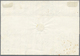 Br Schweiz - Genf: 1846 "Großer Adler" 5 C. Schwarz/gelbgrün, Gebraucht Auf Faltbrief 1848 Von Genf Nac - 1843-1852 Timbres Cantonaux Et  Fédéraux
