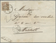 Br Schweiz: 1869. Briefumschlag (waagerechter Und Senkrechter Bug) Von Genf (3 Mars 69) Nach Marseille - Ongebruikt