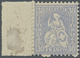 ** Schweiz: 1867, 30 Rp. Mattultramarin, Farbfrisches Exemplar Vom Linken Bogenrand (dort Vs. Anhaftung - Ongebruikt