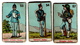 Delcampe - Rare Loto Ancien / C1910 - Loto Des Militaires Européens - Chromolitho - 6 Cartons De Jeu + 23 'pions' - 6 Scans - Oud Speelgoed