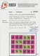 O Schweiz: 1953, Pro Juventute Als Gestempelter Kehrdruck-Kleinbogen Mit 4 X H-Blatt 46. Attest Renggl - Neufs