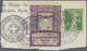 Brfst Schweiz - Halbamtliche Flugmarken: 1913: 50c Langnau I.E. - Bern Auf Briefstück Mit 5 Rp Sauber Gest - Oblitérés