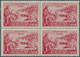 ** Sowjetunion: 1933, People's Of The USSR, 8kop. Carmine "Abkhazians", BLOCK OF FOUR, Unmounted Mint. - Lettres & Documents