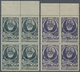 ** Sowjetunion: 1943, 30 K And 60 K Turgenjew In Block Of Four With Upper Margin, Mint Never Hinged - Lettres & Documents