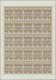 O Sowjetunion: 1961 Three Complete Sheets Of Definitives All Cancelled To Order, With Engraved And Per - Brieven En Documenten