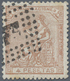 O Spanien: 1873, 4pts. Brown, Fresh Colour, Well Perforated, Neatly Cancelled, Slight Toning, Certific - Gebruikt