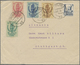 Br Spanien: 1938, Complete Issue "18 JULIO ESPANA LIBRE" With Additional Franking On Envelope From PAMP - Gebruikt