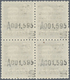 ** Spanien: 1950, Canary Island Visit, 25pts. With Control Number "A001.595", Block Of Four, Unmounted - Oblitérés