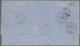 Br Spanien - Besonderheiten: 1866 Brief Aus USA Mit 10 C. Grün Und 12 C. Schwarz (Scott 68,69) Von New - Autres & Non Classés