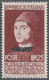 ** Triest - Zone A: 1953, 25l. Antonello, Showing Variety "triple Overprint", Unmounted Mint, Signed An - Ongebruikt