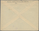 Br Tschechoslowakei: 1945, 50 H Olive And 5 K Green, Tied By Provisional Violet Handstamp SVITAVY 1945 - Lettres & Documents