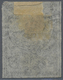 (*) Türkei: 1862, 1pi Black On Grey With Dividing Lines, Proof With Smached Background, Full Margins, Ti - Brieven En Documenten