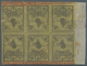 * Türkei: 1863, TUGRALI 20 Pa. Black On Yellow Thin Paper, Marvellous Mint Right Margin Block Of Six S - Covers & Documents