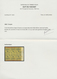 * Türkei: 1863, TUGRALI 20 Pa. Black On Yellow Thin Paper, Marvellous Mint Right Margin Block Of Six S - Covers & Documents