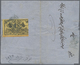 Br Türkei: 1864, Folded Envelope Bearing 20 Para Yellow Pair, 3rd Print Surface Coloured Thick Paper (m - Lettres & Documents