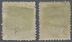 * Türkei: 1873, Two 10 Pa. Greylilac Two Mint Stamps Showing Different Overprint Types, Perf 12 1/2, M - Brieven En Documenten