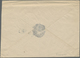 Br Türkei: 1909, 20 Pa. Carmine, Horizontal Pair Tied By Bilingual Cds. "PERA 11.1.12" To Preprinting C - Lettres & Documents