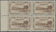 ** Türkei: 1920, Complete Set Of Second London Printing Mint Never Hinged In Blocks Of Four With SPECIM - Lettres & Documents