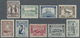 ** Türkei: 1922, Genoa Printing Complete Set Fine Mint Never Hinged, 100 Pia. Toned Perfs At Top Left, - Lettres & Documents
