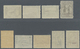** Türkei: 1922, Genoa Printing Complete Set Fine Mint Never Hinged, 100 Pia. Toned Perfs At Top Left, - Lettres & Documents