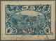 Brfst Türkei: 1922, 5pi. On 2pa. Greenish Blue With Brick-red Typographed Overprint "Tayyare Postasi Hatir - Lettres & Documents