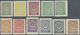 ** Türkei: 1924, Star & Crescent Second Issue Perf. 10 3/4 On Thick Paper, Complete Set Of 11 Values, M - Lettres & Documents