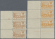 Delcampe - ** Türkei: 1924, Lausanne Complete Set Of Eight Values In Strips Of Three, Six With Margins, Mint Never - Brieven En Documenten