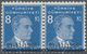 ** Türkei: 1938, Pair 8 Krs. Light Blue Atatürk Mourning Issue, Mint Never Hinged, Very Fine And Rare S - Brieven En Documenten