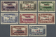 ** Türkei - Alexandrette: 1938, Syrian Airmail Stamps With Opt. 'SANDJAK D'ALEXANDRETTE' Complete Set, - Covers & Documents