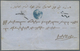 Br Türkei - Stempel: 1854, Folded Letter With Good Strike Of Small Blue Negative Seal Postmark "iyreti - Andere & Zonder Classificatie